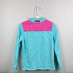 Load image into Gallery viewer, Vineyard Vines Aqua Green Pink Whale Shep Shirt L 14
