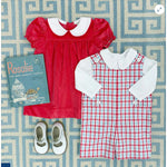 Load image into Gallery viewer, The Beaufort Bonnet Company Peter Pan Collar Onesie 6-12 Months
