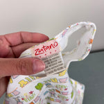 Load image into Gallery viewer, Vintage Zutano Bunny Garden Laundry Romper Overalls 6-12 Months
