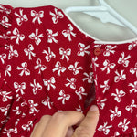 Load image into Gallery viewer, Vintage Rare Editions Red Bow Party Dress 6
