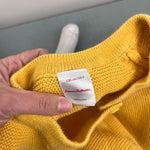 Load image into Gallery viewer, Hanna Andersson Mustard Yellow Cotton Cardigan Sweater 130 cm 8
