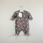 Load image into Gallery viewer, The Bonnie Mob Baby Dreamer Sleepsuit Gray Dove 0-3 Months NWT
