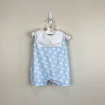 Load image into Gallery viewer, Kissy Kissy Blue Bunny Rabbit Pima Cotton Shortie 9 Months
