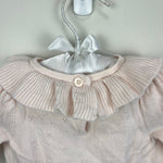 Load image into Gallery viewer, Baby Gap Pink Knitted Ruffle Neck Romper 0-3 Months
