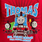 Load image into Gallery viewer, Vintage Y2K Thomas &amp; Friends Full Steam Ahead Red Graphic T-Shirt L 7

