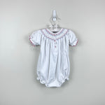 Load image into Gallery viewer, The Beaufort Bonnet Company Sandy Smocked Bubble Worth Avenue White 18-24 Months

