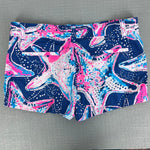 Load image into Gallery viewer, Lilly Pulitzer Girls Mini Callahan Shorts Indigo Star Stuck 10
