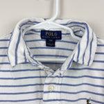Load image into Gallery viewer, Ralph Lauren Blue &amp; White Striped Polo Shirt S 8
