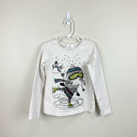 Load image into Gallery viewer, Hanna Andersson Long Sleeve Ice Skating Tee 120 cm 6-7
