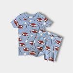 Load image into Gallery viewer, Hanna Andersson S'mores Short John Pajamas 80 cm 18-24 Months
