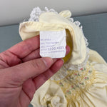 Load image into Gallery viewer, Vintage Polly Flinders Smocked Yellow Dress 12 Months
