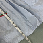 Load image into Gallery viewer, Vintage Samara Blue Gingham Stripe Cherry Dress 2T
