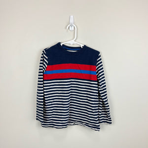 Mini Boden Mixed Stripe Long Sleeve T-Shirt 6-7