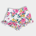 Load image into Gallery viewer, Janie and Jack Floral Ruffle Hem Shorts 6-12 Months
