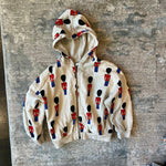 Load image into Gallery viewer, Bobo Choses Little Tin Soldiers Zipper Hoodie &amp; Jogging Pants Set 122 cm 6-7
