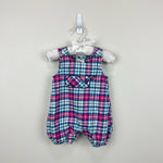 Load image into Gallery viewer, Vineyard Vines Plaid Whale Jon Jon Romper 0-3 Months
