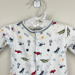 Load image into Gallery viewer, Kissy Kissy Aviation Footie Coverall 3-6 Months
