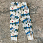 Load image into Gallery viewer, Hanna Andersson Holiday Long John Pajama Set Ski Slope 90 cm 3T
