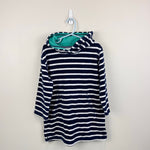Load image into Gallery viewer, Mini Boden Navy &amp; White Stripe Towelling Throw-On 5-6
