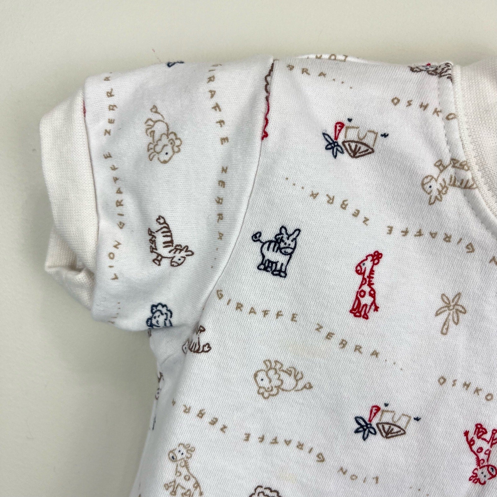 Vintage OshKosh B'gosh Safari Tee Shirt 3-6 Months