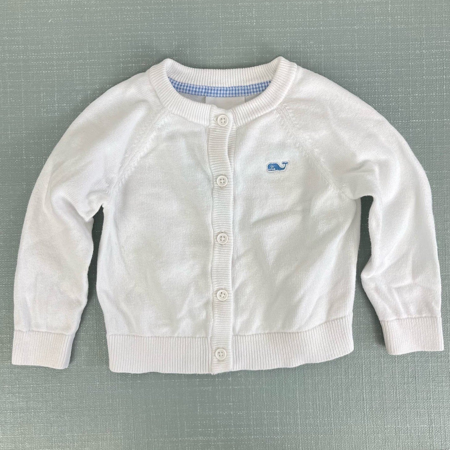 Vineyard Vines White Cap Cardigan 6-12 Months