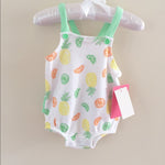 Load image into Gallery viewer, Isaac Mizrahi New York Fruit Bubble Romper 3-6 Months NWT
