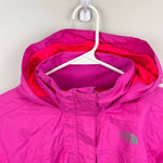 Load image into Gallery viewer, The North Face Girls' Resolve Reflective Hyvent Rain Jacket Azalea Pink M 10-12
