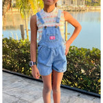 Load image into Gallery viewer, Vintage OshKosh B'gosh Blue Jean Shortalls 6 USA
