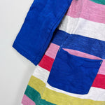 Load image into Gallery viewer, Mini Boden Rainbow Stripe Pocket Dress 8-9

