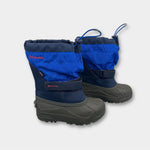 Load image into Gallery viewer, Columbia Children Powderbug Plus II Winter Snow Boots Collegiate Navy Chili Blue 2
