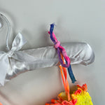 Load image into Gallery viewer, Vintage Happy Kids Tie Dye Tank Dress L
