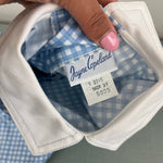 Load image into Gallery viewer, Vintage Jayne Copeland Blue Gingham Applique Bunny Romper Set 3T USA NWT
