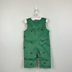 Load image into Gallery viewer, Classic Prep Childrenswear Tucker Overalls Frosty Spruce with Skier 6-9 Months NWT
