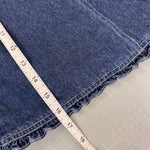 Load image into Gallery viewer, Vintage Y2K Samara Denim Flower Garden Ruffle Jumper 18 Months
