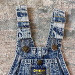 Load image into Gallery viewer, Vintage OshKosh Acid Wash Overalls 5T USA
