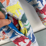 Load image into Gallery viewer, Mini Boden Kids' Animal Print Full Zip Hoodie Multi Rainbow Animals 11-12
