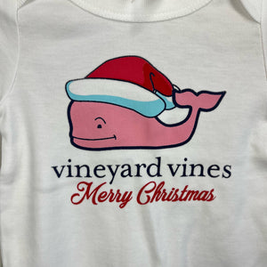 Vineyard Vines Baby Santa Whale Bodysuit 0-3 Months NWT