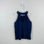 Load image into Gallery viewer, Lilly Pulitzer Girls Little Shay Top True Navy L 8-10
