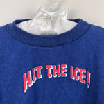 Load image into Gallery viewer, Vintage Healthtex Navy Red Hockey Sweatshirt 4T USA
