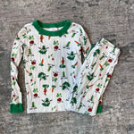 Load image into Gallery viewer, Hanna Andersson Strong Veggies Long John Pajamas 120 cm 6-7
