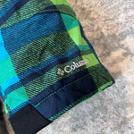 Load image into Gallery viewer, Columbia Blue Green Plaid Snow Bib Overalls 2T
