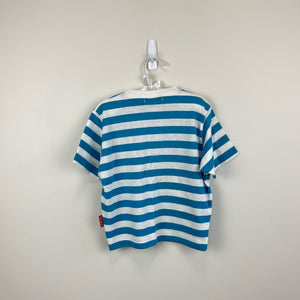 Vintage OshKosh B'gosh Striped Blue Tee 4T USA