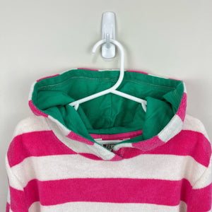 Mini Boden Pink Stripe Towelling Throw-on 8-9