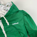 Load image into Gallery viewer, Vintage OshKosh B&#39;gosh Green Hooded Windbreaker 12 Months USA
