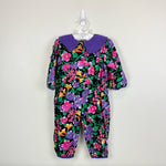 Load image into Gallery viewer, Vintage Baby Beluga New York Floral Jumpsuit &amp; Bow 18 Months NWT
