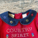 Load image into Gallery viewer, Vintage Hush Puppies Country Spirt Sweatsuit Outfit 24 Months
