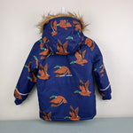 Load image into Gallery viewer, Mini Rodini K2 Wild Duck Padded Parka Winter Coat Navy 128-134 cm 7-9
