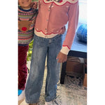 Load image into Gallery viewer, Abercrombie Kids High Rise Ultra Wide Leg Jeans 9/10 Long
