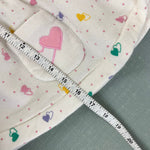 Load image into Gallery viewer, Vintage Tots Town Polka Dot Heart Ruffle Sweatshirt Dress 2T
