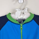 Load image into Gallery viewer, Hanna Andersson Blue Fish Sunblock Rash Guard Bathing Suit 80 cm 18-24 Months
